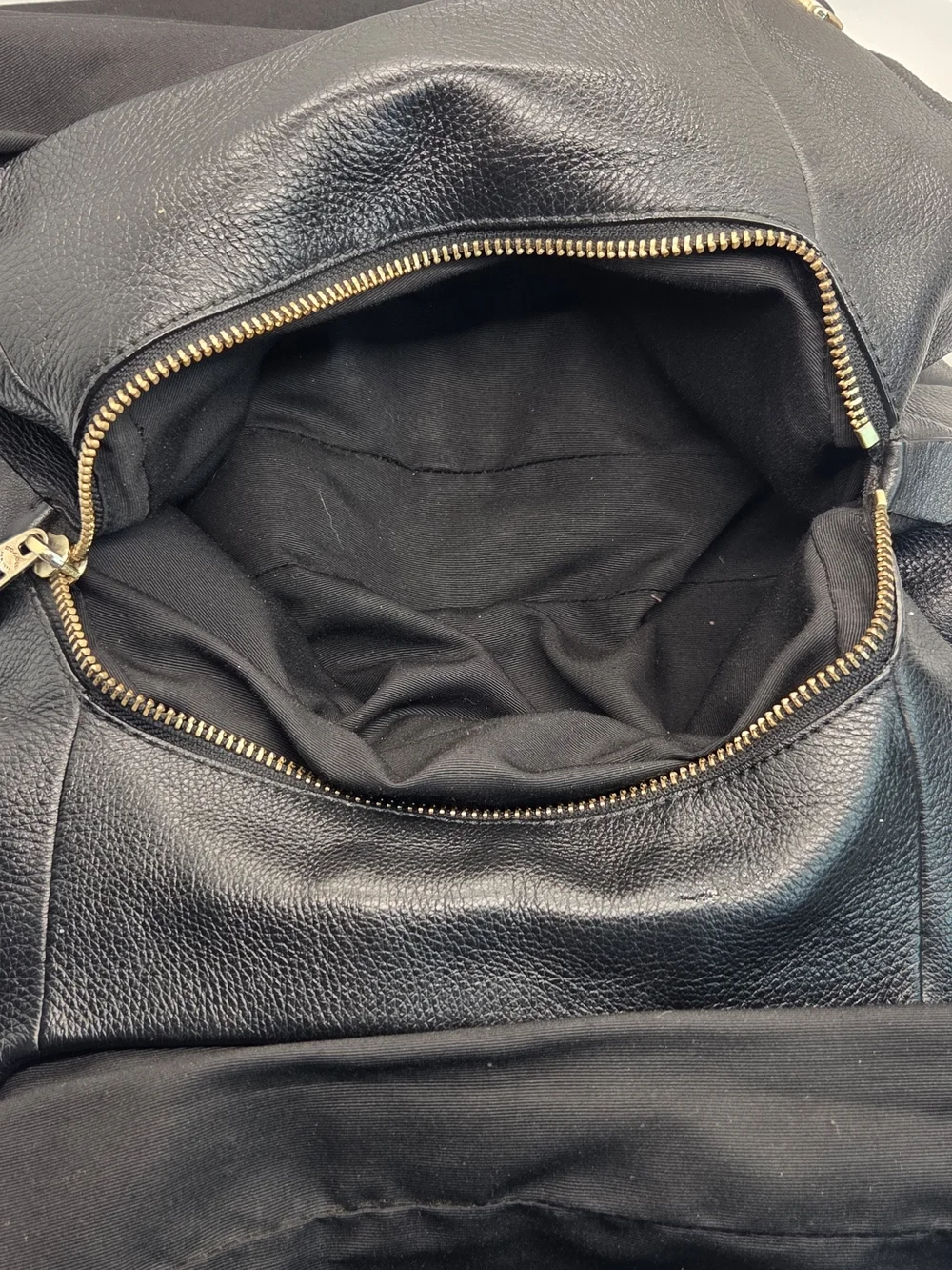 Coach Madison Phoebe Small Black Leather Shoulder Hobo Bag